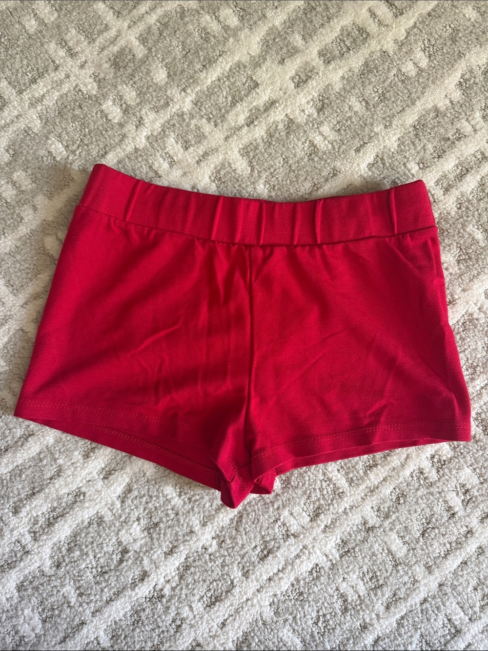 Urban Outfitters Red Stretch Bike Shorts